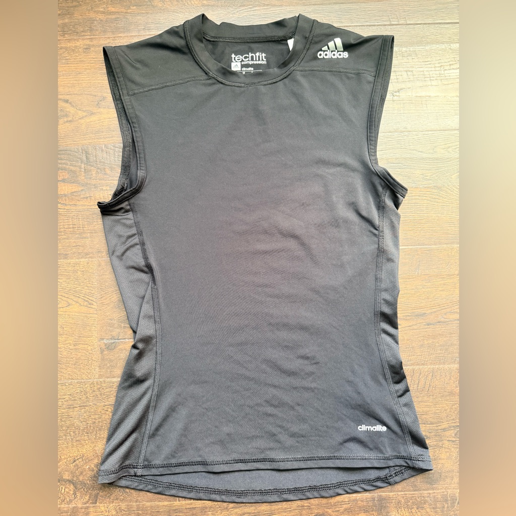 Adidas Black Women’s Sleeveless Techfit Training Tank